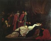 Lord Frederic Leighton The Reconciliation of the Montagues and Capulets over the Dead Bodies of Romeo and Juliet France oil painting artist